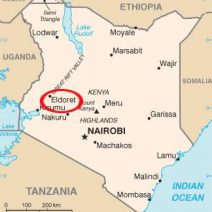 Landkaart Kenia
